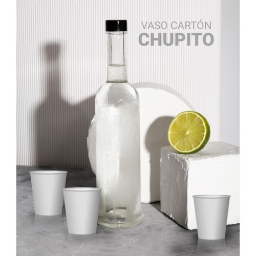 Set of 20 Bla Carton Shot Cups 50cc