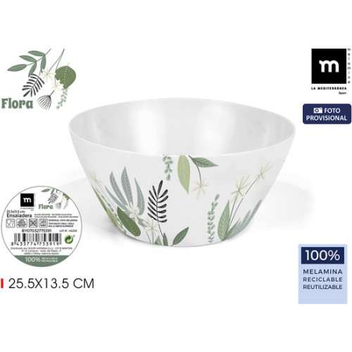 Mel. Flora Salad Bowl - Elegant Serving Solution