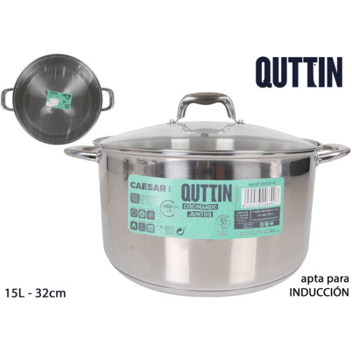Olla Acero Inducción 32cm