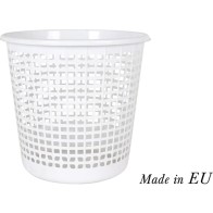 Papelera 27x25.5cm Diseño Blanco Elegante
