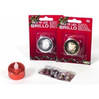 LED Tealight Candle Set of 3 for Holiday Decoration