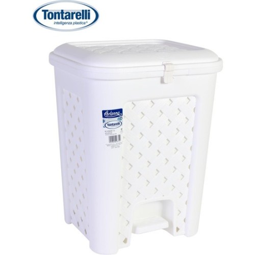 Papelera C/pedal 18L Arianna Blanco