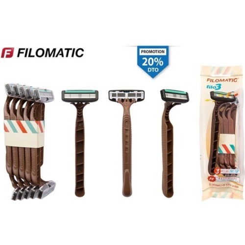 Set of 10 Color Razor Blades Filo 3
