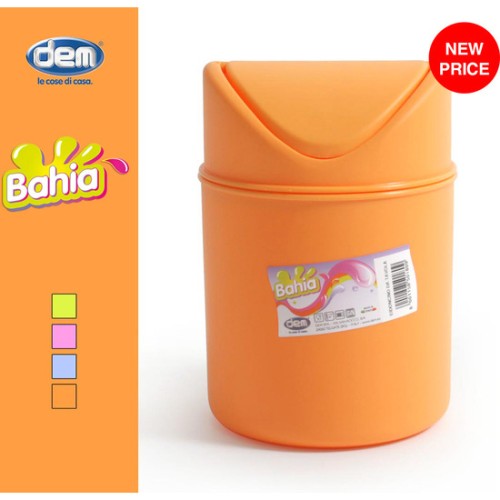 Swing Trash Bin 1.5L Bahia 12.5x19cm