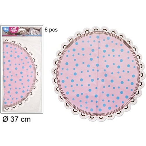 6 Round Cake Doilies 37cm - Perfect for Desserts