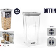 Tarro Hermético PET 1500ml Quttin