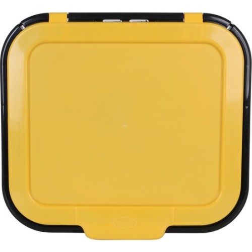 Coverline 44L Trash Can Black/Yellow Lid for Waste Management