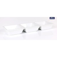 Bol Triple Blanco Juego de Servicio Elegante