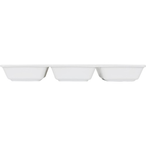 Bol Triple Blanco Juego de Servicio Elegante