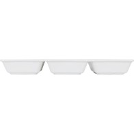 Bol Triple Blanco Juego de Servicio Elegante