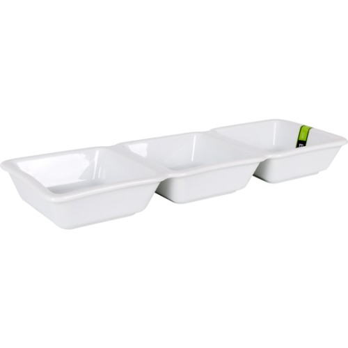Bol Triple Blanco Juego de Servicio Elegante