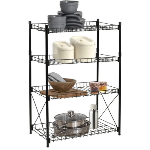 4-Tier Metal Shelf 52x34x86cm