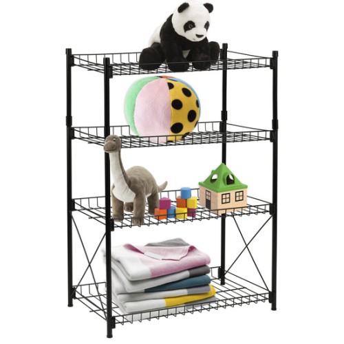 4-Tier Metal Shelf 52x34x86cm