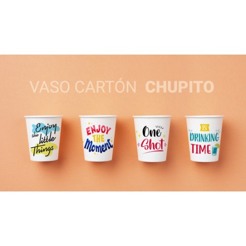 Set-20 Vaso Carton Chupito Fra.50cc Algon