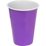 Set de 25 Vasos Bicolor Fucsia-bl 250ml