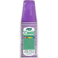 Set de 25 Vasos Bicolor Fucsia-bl 250ml