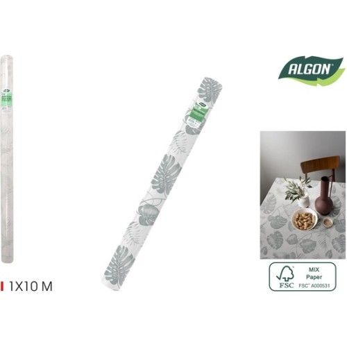 Leaves2 Tablecloth Roll with Mandrel 1x10 for Dining