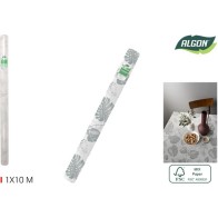 Rollo Mantel Leaves2 C/mandril 1x10 para Comedor