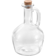 Aceitera de Vidrio 350ml con Tapon de Corcho La Medi - Accesorio de Cocina Elegante