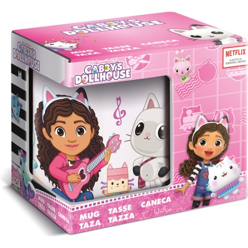 Taza Cerámica 325ml en Caja Regalo Gabbys Dollhouse Party