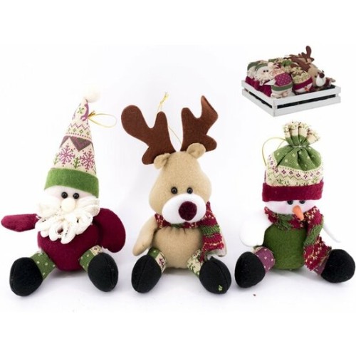 Christmas Plush Toy Set 10cm - 3 Pieces