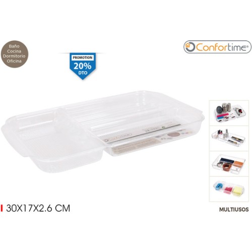 Organizer Tray PS 30x17x2.6cm Confortime
