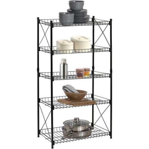5-Tier Metal Shelf 52x34x110 Confortime