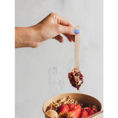 Set of 50 16cm Wooden Spoons Algon