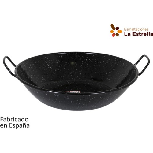 Paellera Honda Bordonada 45cm para Comidas Deliciosas
