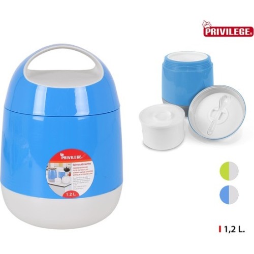 Termo Especial Alimentos Plástico 1,2L Surtidos