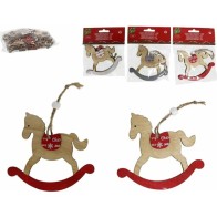 Horse Rocking Ornament Set
