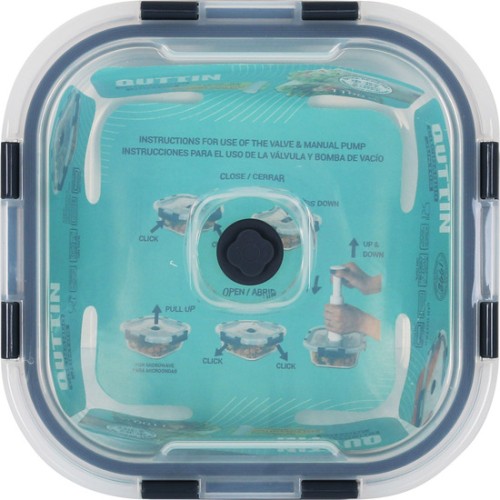 Square Food Container with Lid 18.8x18.8cm
