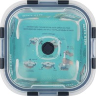Square Food Container with Lid 18.8x18.8cm