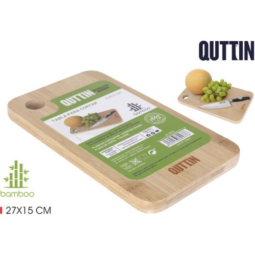 Bamboo Cutting Board 27x15cm for Eco-Friendly Cooking