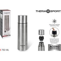 Termo Inox 750ml Style Thermosport