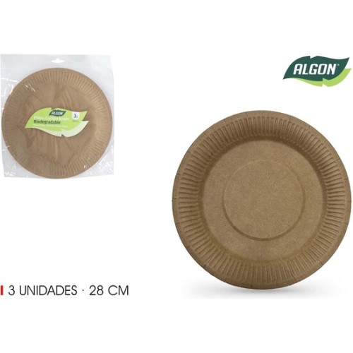 Eco-Friendly Kraft Paper Plates for Parties