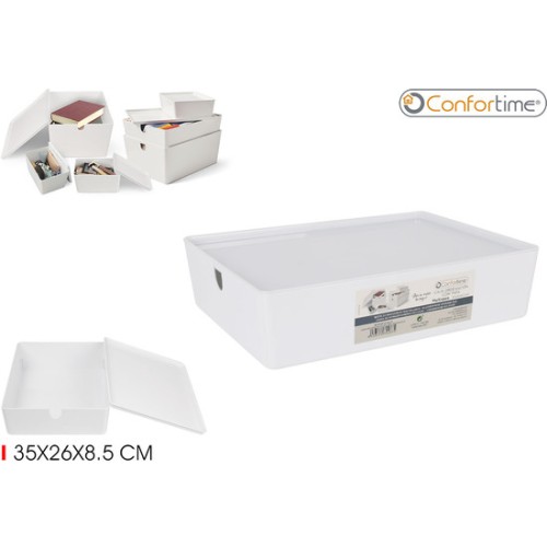 Multipurpose Storage Box with Lid Confortime