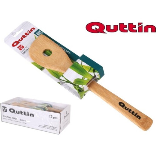 Cuchara Con Agujero Bambú 30cm