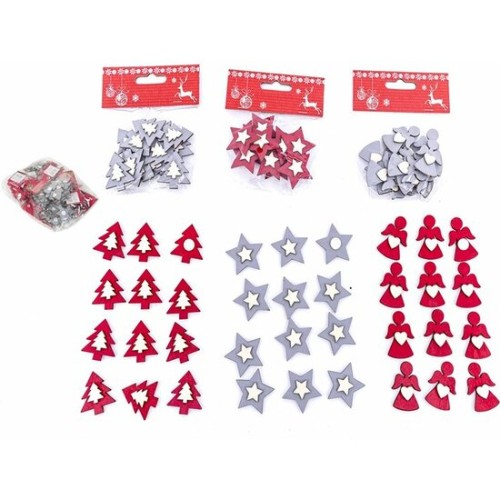 Set of 12 Assorted Christmas Decoration Figures