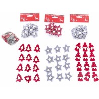 Set of 12 Assorted Christmas Decoration Figures