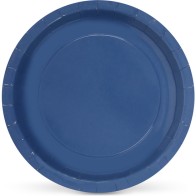 Set of 10 Blue Sugarcane Plates