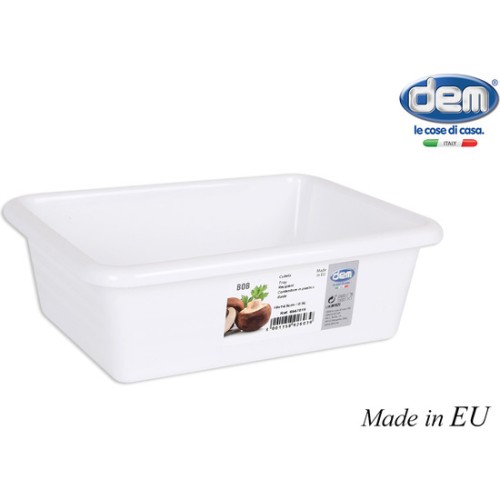 Mini White Bucket 19x14.5cm 0.5L Bob