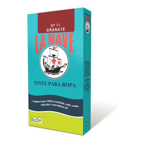 Tinte Ropa La Nave - Granate