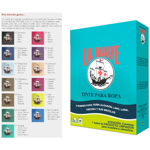 Clothes Dye La Nave Garnet