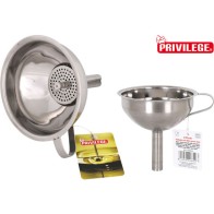 4 Funnel with Filter Stainless Steel