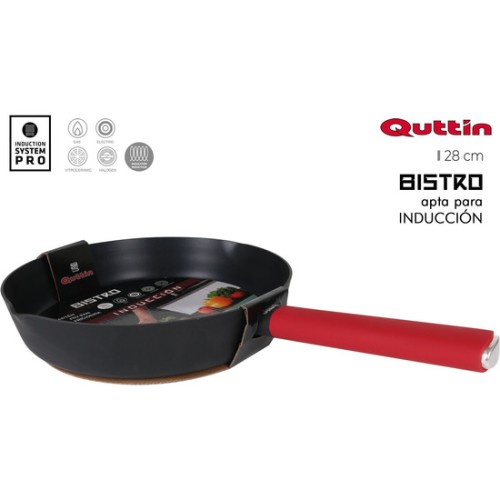 28cm Soft Grip Induction Aluminum Pan