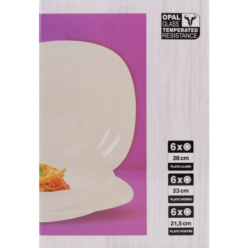 18-Piece Opal Dinnerware Set