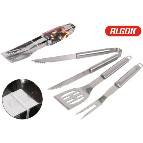 Set de 3 accesorios BBQ CR Silver Privilege