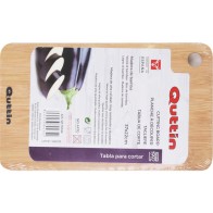 Bamboo Cutting Board 37x22cm Quttin - Eco-Friendly Kitchen Tool