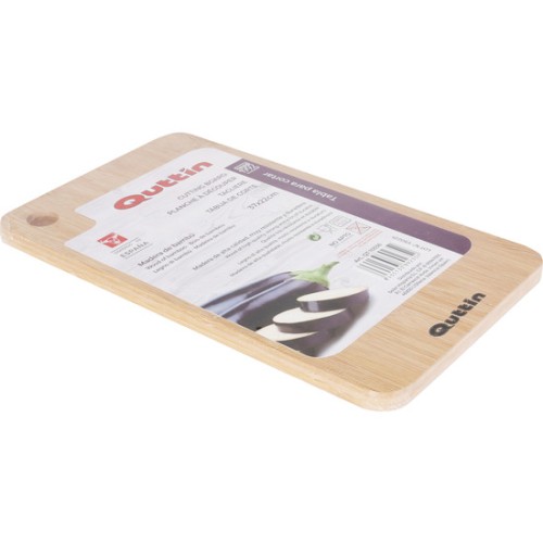 Bamboo Cutting Board 37x22cm Quttin - Eco-Friendly Kitchen Tool